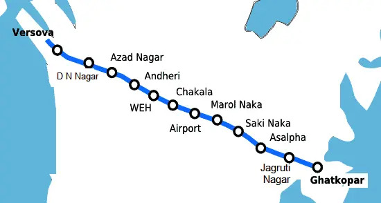 Explore Living, Working & Dining Near Mumbai’s Blue Line Metro