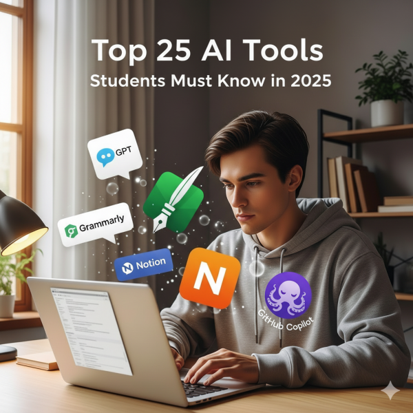 Top 25 AI Tools Every Student Should Know About in 2025