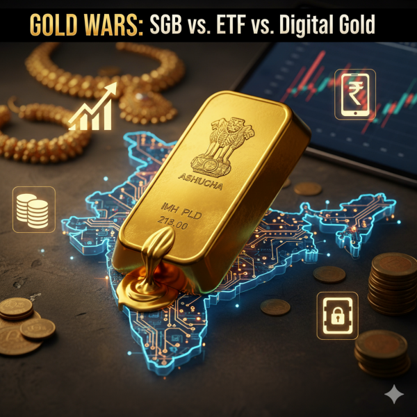 Gold Rush: The Right Way to Profit from the Gold Price Rally —SGB vs. Gold ETF vs. Digital Gold