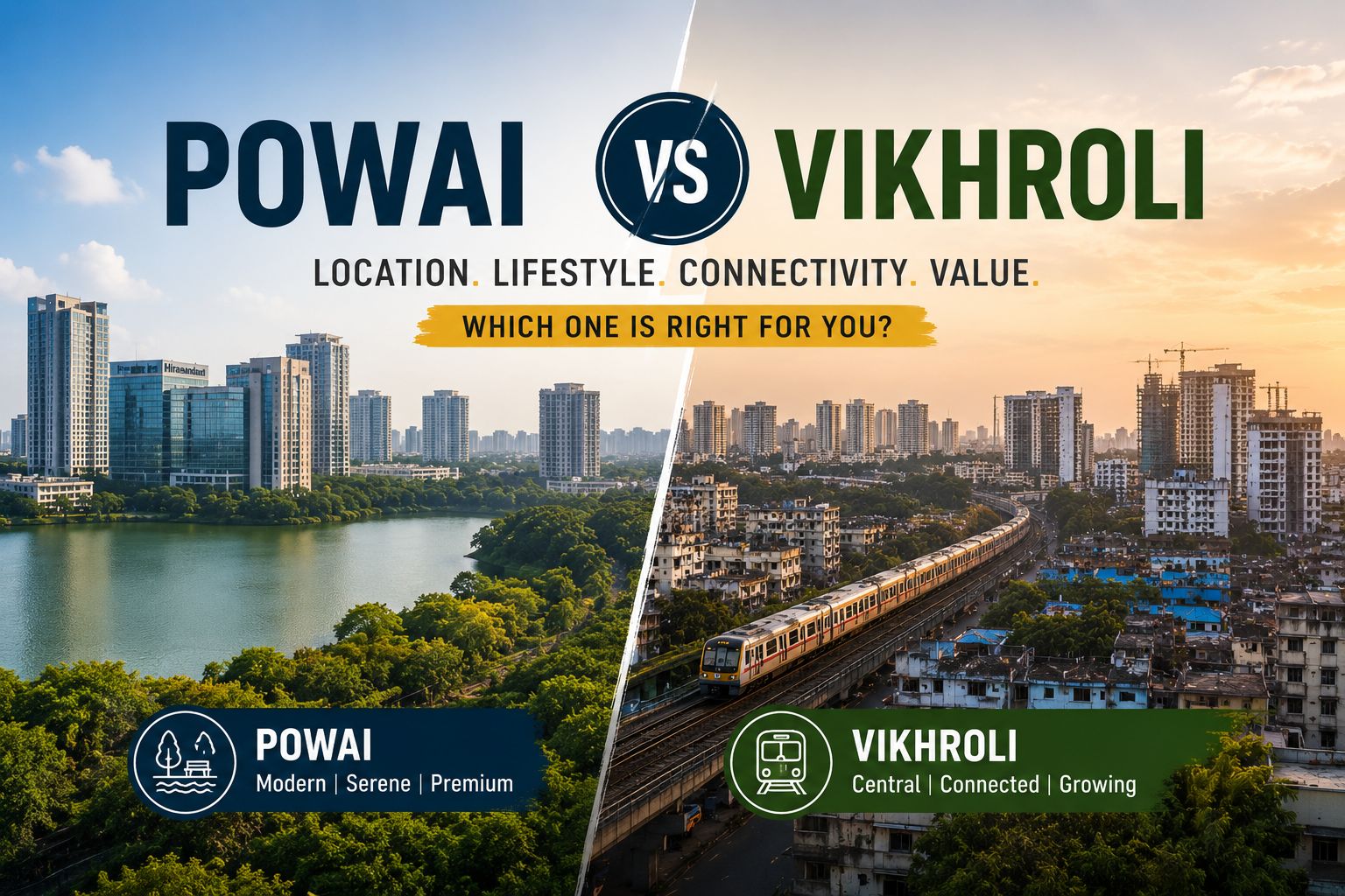 Powai Vs Vikhroli